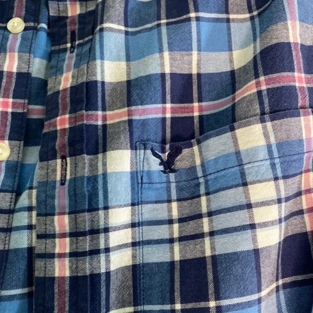 Men’s American Eagle button down shirt Size Large - Picture 5 of 6